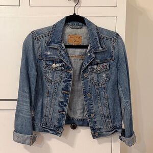 Hollister Women's Classic Blue Jean Jacket